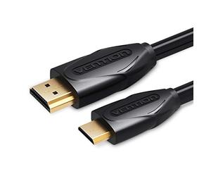 Vention - Cavo da mini HDMI a HDMI, lunghezza 2 m, colore: Nero