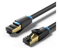 VENTION Cavo di Rete Patch Cat 8, Cavo Ethernet SFTP LAN RJ45 Supporto 40 Gbps ad Alta Velocità 2000 MHz S/FTP Gigabit RJ45 per Switch, Modem, Router, PC, Pannello Patch, PS4, Xbox (2m)