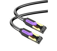 VENTION Cavo Ethernet CAT7, Gigabit Lan RJ45 ad Alta Vlocità Cavo di Rete Patch 10 Gbps 600 Mhz/s STP Compatibile con Switch/Router/Modem/Pannello Patch (2m)