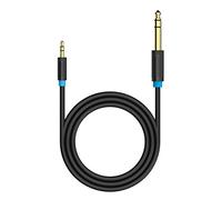 VENTION Cavo Jack Stereo 3.5mm a 6.35mm, Cavo Audio 6.35 Maschio a 3.5 Maschio TRS Stereo Aux per Smartphone, Chitarra, Mixer Audio, Tablet, Home Theatre, Amplificatore, etc, 3m