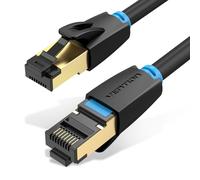 Vention IKABL cavo di rete Nero 10 m Cat8 S/FTP (S-STP)