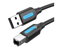 VENTION Cavo Stampante USB Cavo USB 2.0 Tipo A a USB Tipo B Maschio a Maschio Velocità di Trasferimento Dati Speed Fino a 480Mbps per HP, Dell, Canon, Lexmark, Xerox 1m