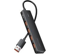 Vention CHOBB Hub 5 in 1 USB-A 3.2 Gen 2 a USB-A 3.2 Gen2 x4/USB-C 10G 0,15 m Nero