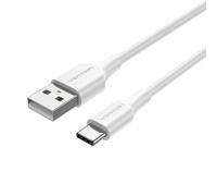 USB -A Cavo maschio Un maschio USB -C - 1,5 m - 3A - 60W - 480 MBPS - colore bianco NEW