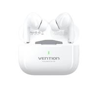 Vention Echo Lite E11 - Bluetooth 5.4, Microfono integrato, Controlli touch AURICOLARI WIRELESS, Bianco