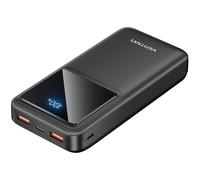 Vention Powerbank Batteria 20000mAh 225W USB (C A) con Display LED - Nero