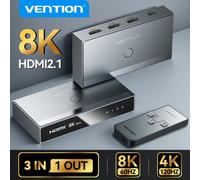 Vention HDMI 2.1 Splitter Switch 8K 60Hz 4K120Hz 3 in 1 uscita per TV Xiaomi Xbox PS5 Set Top Monitor compatibile HDMI Switcher HDMI