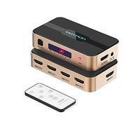 VENTION HDMI Switch 5 in 1 Out With IR Remote, 4K @30Hz 3D UHD Selector Compatible With PS5, PS4, PS3, Xbox, DVD, TV, Blu-ray, Projector