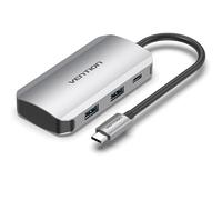 Vention HUB 5 in 1 da USB-C a USB 3.0x4/PD100W 0,15M Alluminio