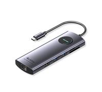 VENTION Hub USB 9 In 1 Compatibile con Adattatore DP 4K@60Hz Splitter RJ45 Hub Type C 3.0 PD Caricabatterie da 100W Docking Station