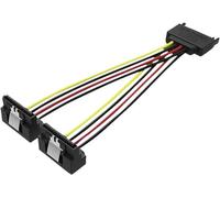 Vention KDBBB cavo SATA SATA a 15 pin 2 x SATA a 15 pin Nero