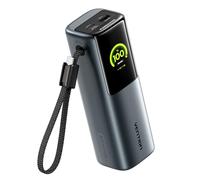 VENTION Power Bank 20000 mAh 165W con Cavo Integrato, Display Digitale e Animazione Emoji, 2 X 100W USB-C Ricarica Rapida, Compatibile con MacBook, Dell, HP, iPhone 16/15/14, Samsung Galaxy S24