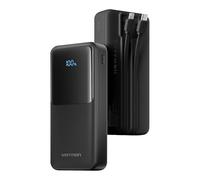 VENTION Powerbank 20000 mAh con cavo USB C da 22,5 W, ricarica rapida, portatile, con display a LED, compatibile con iPhone 15, 14, 13, 12, 11, Pro, Huawei, Samsung, tablet, ecc