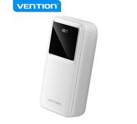 POWERBANK Vention FHMW0 - uscita USB-C 22,5W, ricarica rapida, 3 porte, display LED 30000 mAh, Bianco