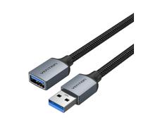 VENTION Prolunga USB 3.0, 0,5 m, 5 Gbps, custodia in alluminio intrecciato | Prolunga USB