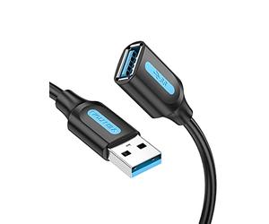 VENTION Prolunga USB 3.0 Cavo Di Prolunga USB A 1,5 Metri Cavo USB Maschio A Femmina 5 Gbps per Trasferimento Dati Compatibile con Tastiera, Mouse,Stampante, Fotocamera