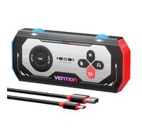 VENTION Scheda audio USB esterna DAC da gioco 7.1, suono surround virtuale 7.1, 24bit/192KHz, sistema di illuminazione RGB, amplificatore audio da gioco compatibile con PS5, PS4, Xbox One, Nintendo