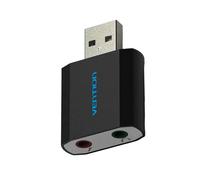 Vention Scheda Audio USB, Interfaccia Audio USB, Adattatore per Cuffie, Scheda Audio per Microfono, Altoparlante, Laptop, per PS4, Computer, Scheda