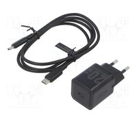 Caricabatterie da muro USB-C Vention TZ-FEPB0-EU-01 GaN 20W + cavo da 1 m