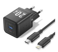 Vention TZ-FEPB0-EU-02 Caricabatterie USB-C GaN 20W + Cavo USB-C a Lightning 1m