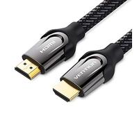 Vention VAA-B05 - Cavo HDMI intrecciato in nylon, 0,75 m, colore: Nero