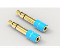Vention VAB-S01-L adattatore per inversione del genere dei cavi 6.5 mm 3,5 mm Blu NEW