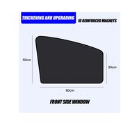 (vento anteriore ingrandito) Parasole magnetico per auto, accessorio per auto, protezione UV, tendina