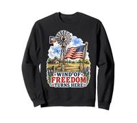 Vento della libertà Texas Heartland Felpa