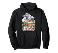 Vento della libertà Texas Heartland Felpa con Cappuccio
