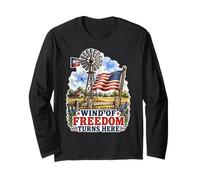 Vento della libertà Texas Heartland Maglia a Manica