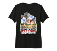 Vento della libertà Texas Heartland Maglietta Premium