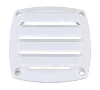 Vento di spinta in plastica a filo rinforzato 3 pollici premium per un flusso d'aria ottimale nelle barche RVS e l'installazione più semplice e il design meteorologico migliorano l'estetica (bianco)