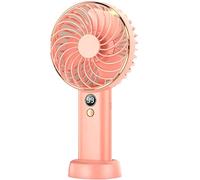 Vento forte Mini ventilatore Ventilatore portatile Ventilatore portatile a batteria USB 5 velocità Vento forte con morsetto robusto per tavolo da ufficio Camera da letto Cucina Tranquillo
