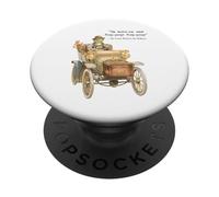 vento, in, il, salici, signor rospo, automobile, illustrazione, vendemmia PopSockets PopGrip Adesivo