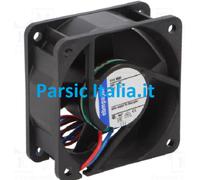 VENTOLA 614NGHH EBM-PAPST - Ventilatore DC , assiale; 24VDC; 60x60x25mm ; 0.15A