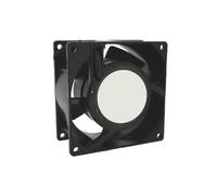 Ventola 80x80 mm, 220 VAC, cuscinetto di attrito - Ideale per raffreddamento e ventilazione in dispositivi elettronici e macchinari.