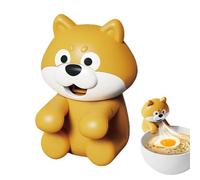 Ventola a clip, mini gadget personale ricaricabile, a forma di cane, portatile, per raffreddare tazze, ciotole, acqua calda, cibo, mangiare e bere in ufficio