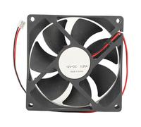 Ventola a doppio cuscinetto a sfera 12v ad alta velocità 3000 giri/min potente ventilatore di scarico per saltura fai - -te per la saltura 3D materiale di rame ABS 90 mm 90 mm