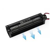 Ventola a Flusso Incrociato con Motore Brushless Impermeabile Nera | Motore interamente in filo di rame, ventilazione a flusso incrociato, piccolo ventilatore adatto a varie occasioni(50190,12V)