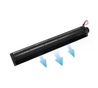 Ventola a Flusso Incrociato con Motore Brushless Impermeabile Nera | Motore interamente in filo di rame, ventilazione a flusso incrociato, piccolo ventilatore adatto a varie occasioni(50420,24V)