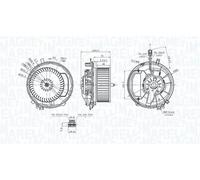 MAGNETI MARELLI 069412245010 Elettromotore ventola abitacolo