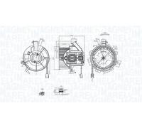 MAGNETI MARELLI 069412290010 Elettromotore ventola abitacolo