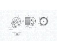 MAGNETI MARELLI 069412298010 Elettromotore ventola abitacolo