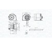 MAGNETI MARELLI 069412325010 Elettromotore ventola abitacolo