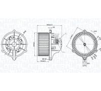 MAGNETI MARELLI 069412384010 Elettromotore ventola abitacolo
