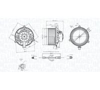 MAGNETI MARELLI 069412742010 Ventilatore abitacolo