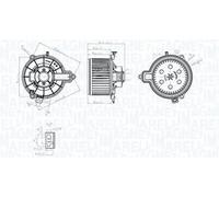 Ventola abitacolo 069412782010 MAGNETI MARELLI per IVECO DAILY III Furgone