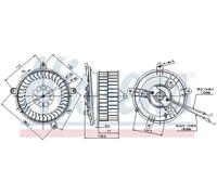 NISSENS 87041 Ventilatore abitacolo