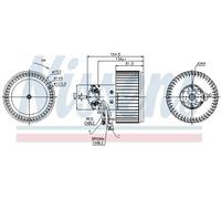 NISSENS 87093 Ventilatore abitacolo