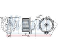 NISSENS 87107 Ventilatore abitacolo